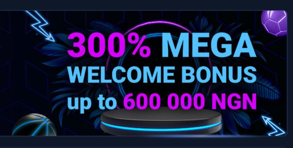 1xBet sports welcome bonus for Nigeria.