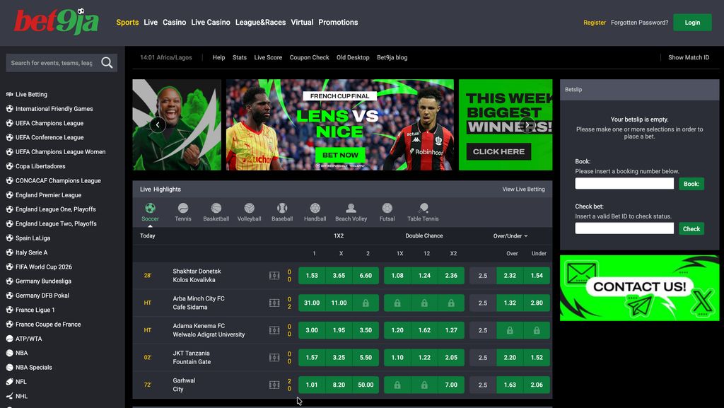 Bet9ja Nigeria